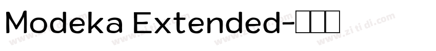 Modeka Extended字体转换